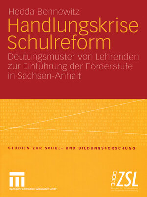 cover image of Handlungskrise Schulreform